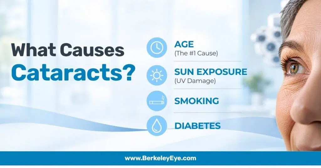 What Causes Cataracts? Risk Factors, Symptoms & Prevention 1 what causes cataracts Berkeley Eye Center