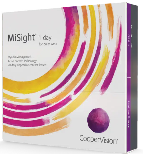 MiSight 1 day contact lenses for Myopia management in children