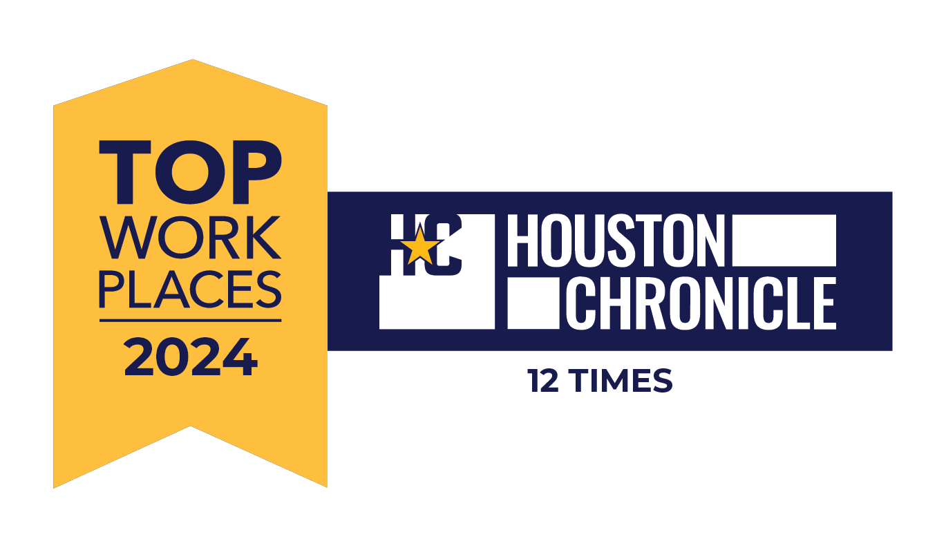 Houston Chronicle 2023 Top work Places badge