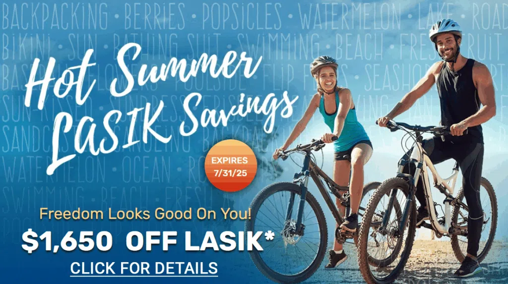 Promotions and Savings 1 July LASIK Promo