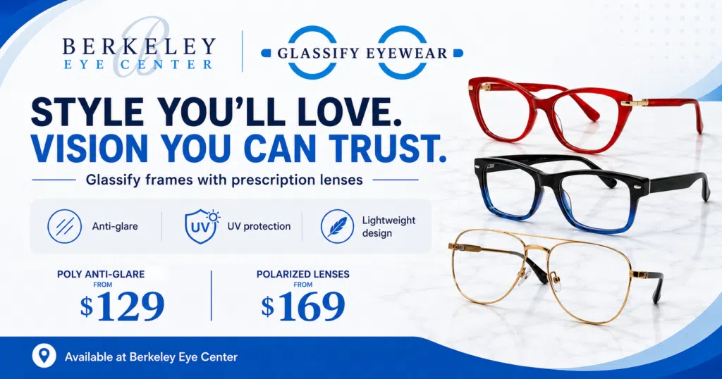 The Most Important Back-to-School Supply: Your Child's Eye Exam 2 Glassify Optical Promotion Berkeley Eye Center