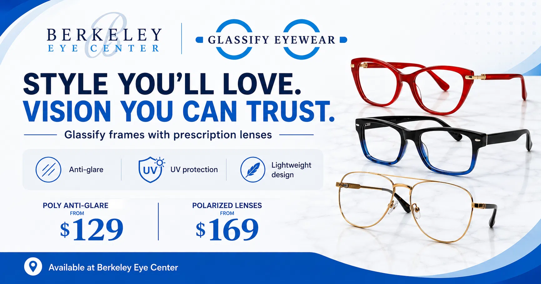 Optical Promotions 1 Glassify Glasses Promotion Berkeley Eye Center