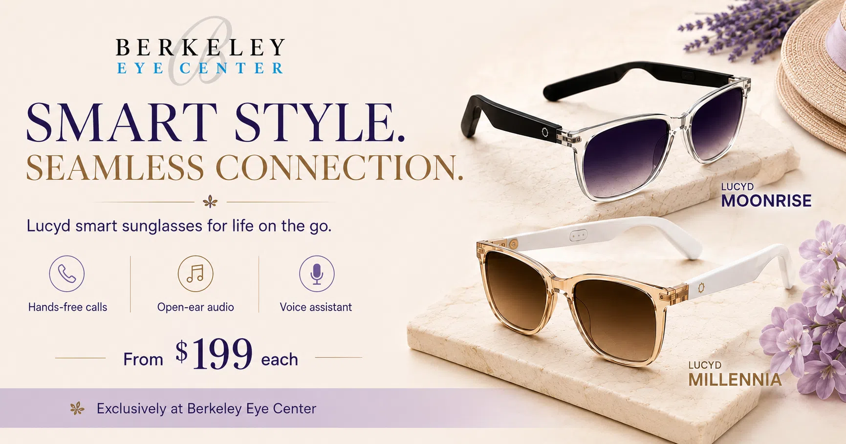 Optical Promotions 4 Lucyd Smart Glasses Sale Houston Berkeley Eye Center