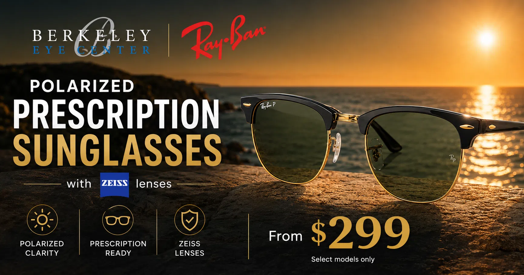 Optical Promotions 3 Ray Ban Sunglasses Sale Houston Berkeley Eye Center